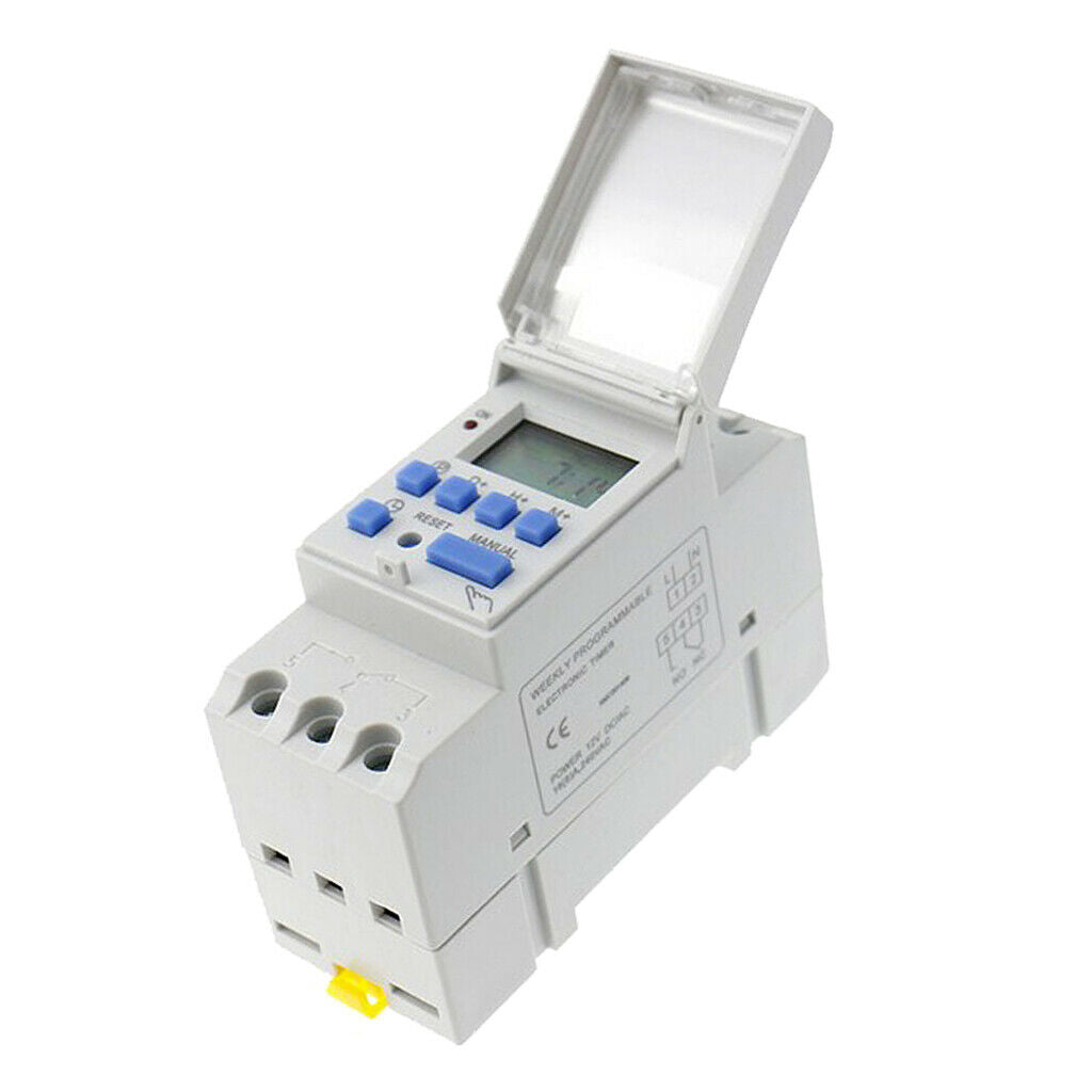 Set of 1 ABS Plastic Digital Electronic Time Switch LCD Display 1.2V/40mA