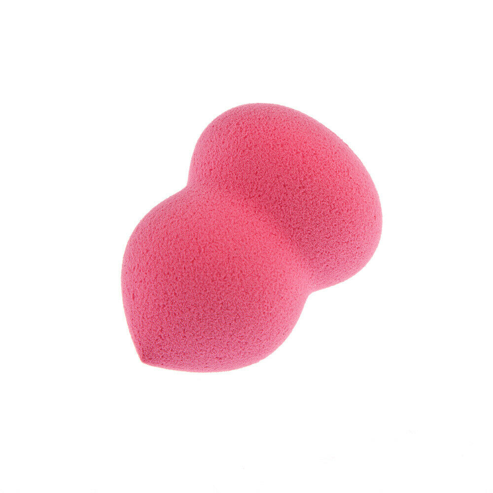 1pcs Pink Power Brush+1pcs Pink Sponge Puff+1pcs Canvas Bag Makeup Set