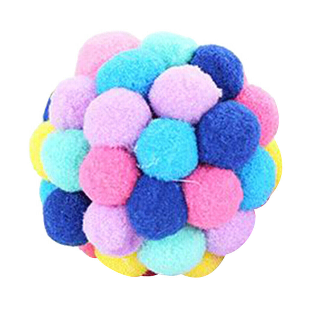 Cat Cat Ball Toys Assorted Color Pet Catch Exercise Chew Chaser S