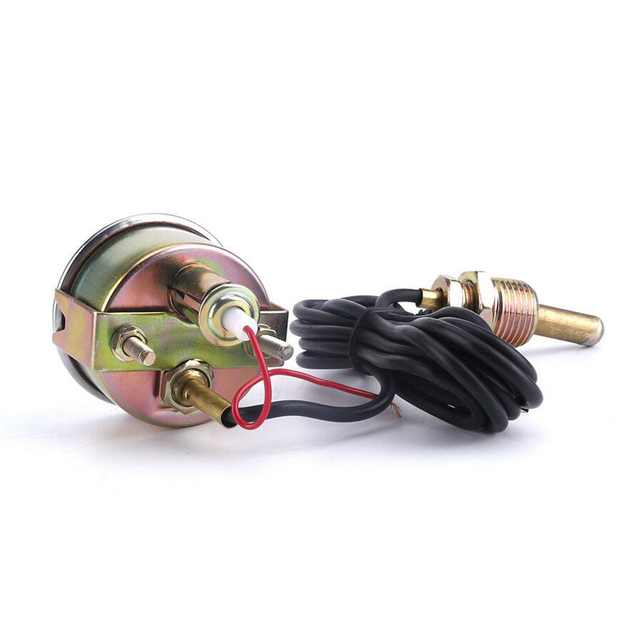 Black Mechanical Water Temperature Gauge with a 5/8 UNF Threaded End 38~104â„ƒ