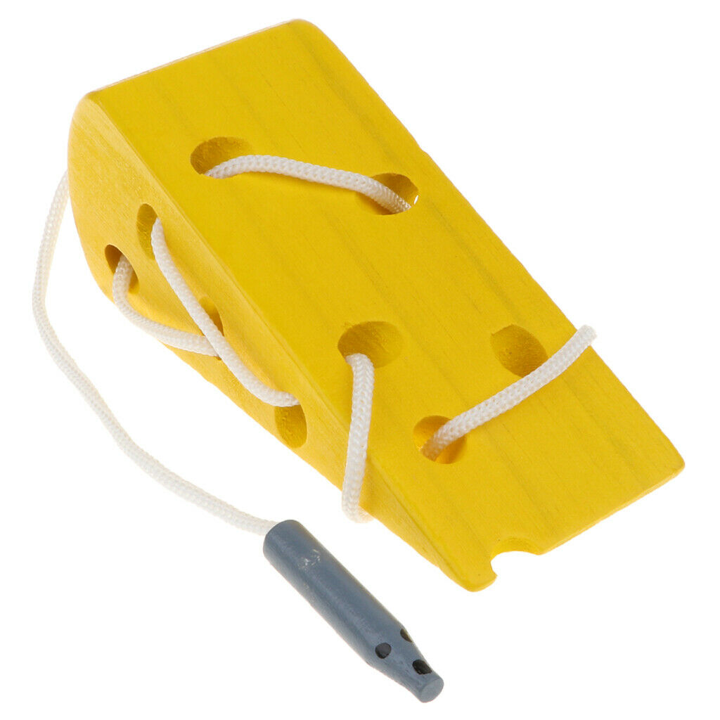 Baby Kids Toys Wood Fillet Cheese