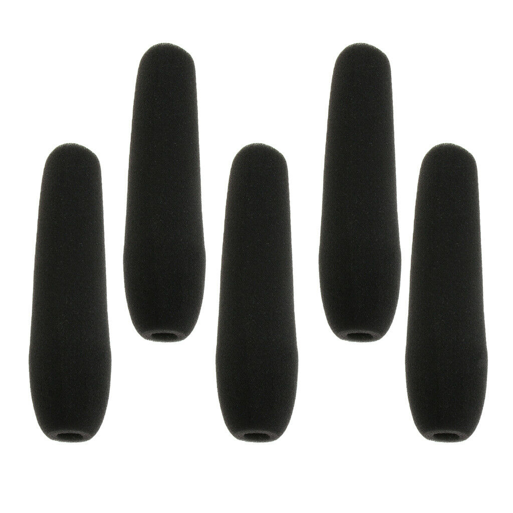 5 Pieces Microphone Windshield Sponge Cover for Interview Micr Parts