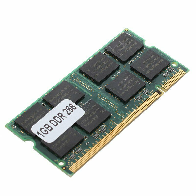 1GB Memory RAM Memory PC2100 DDR CL2.5 DIMM 266MHz 200-pin ebook Laptop N5J4