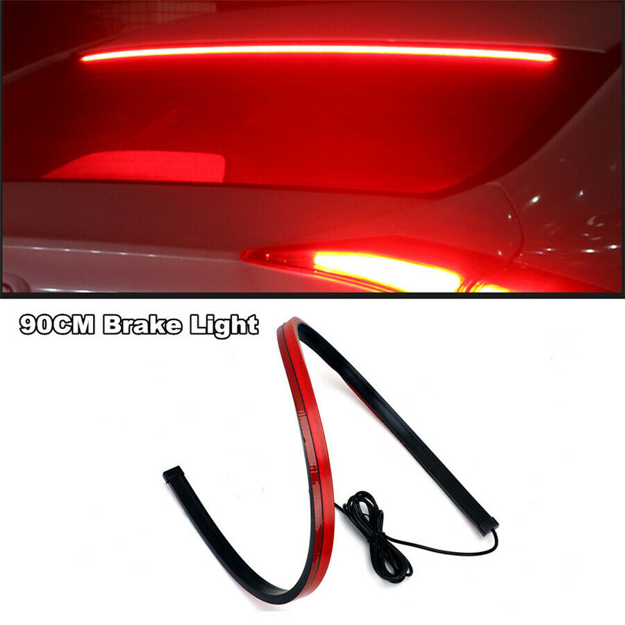 1 Pcs 1 M Car Third Brake LED Light Strip High Position Red Reminding Function