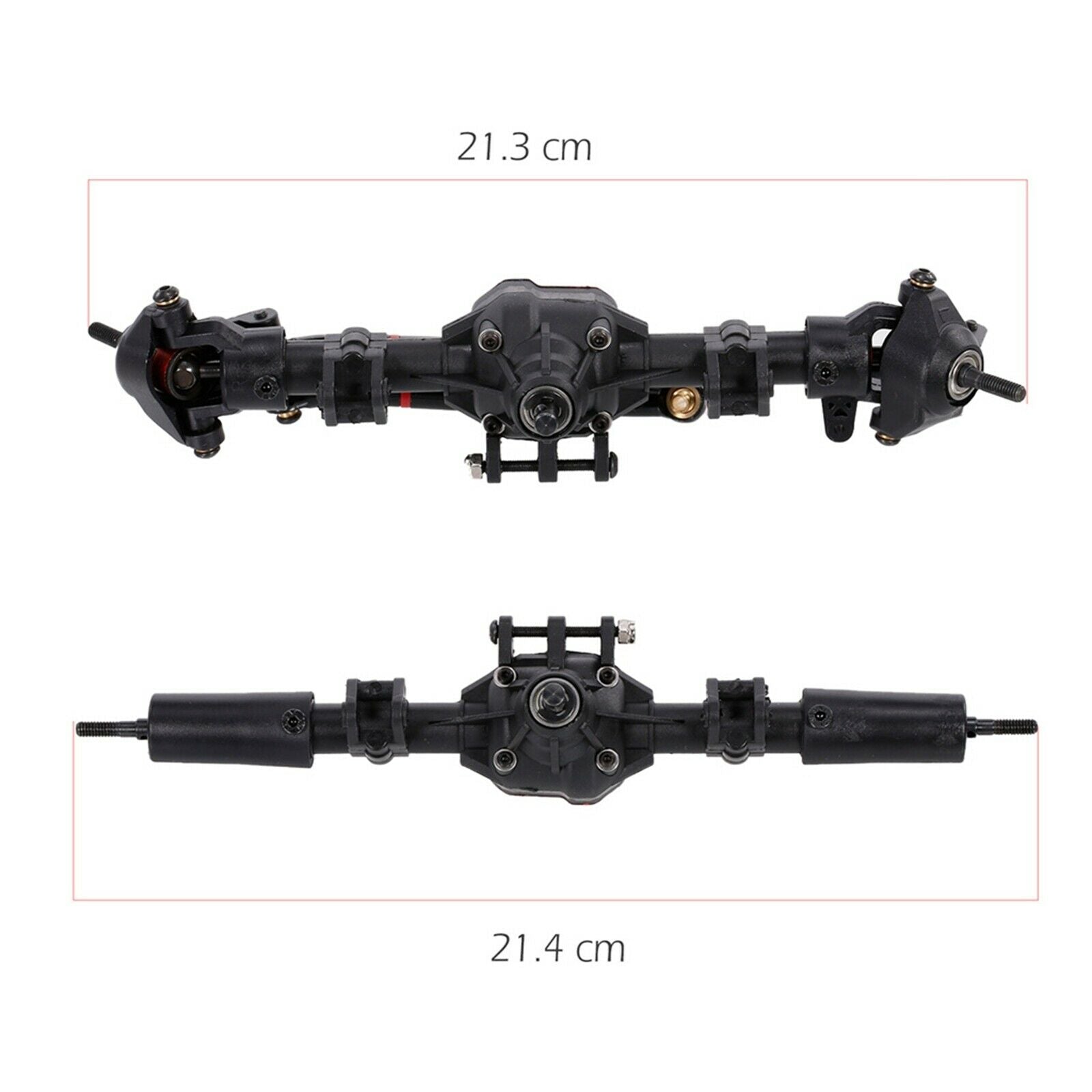 Upgrade RC Car Front/Rear Axle Set for Axial SCX10 Crawler Replacement Parts
