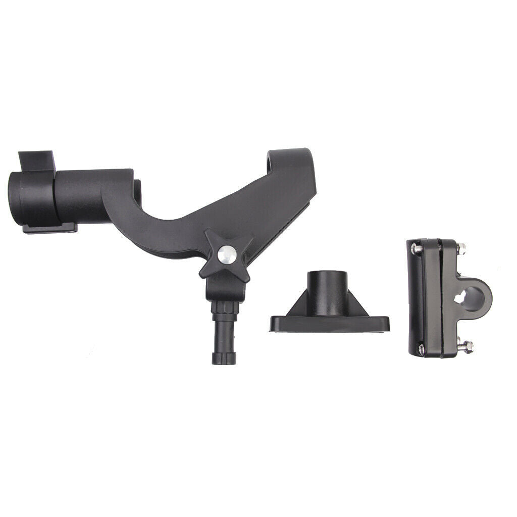 360 Degree Adjustable Plastic Fishing Rod Holder for Boat Kayak Yacht Rail