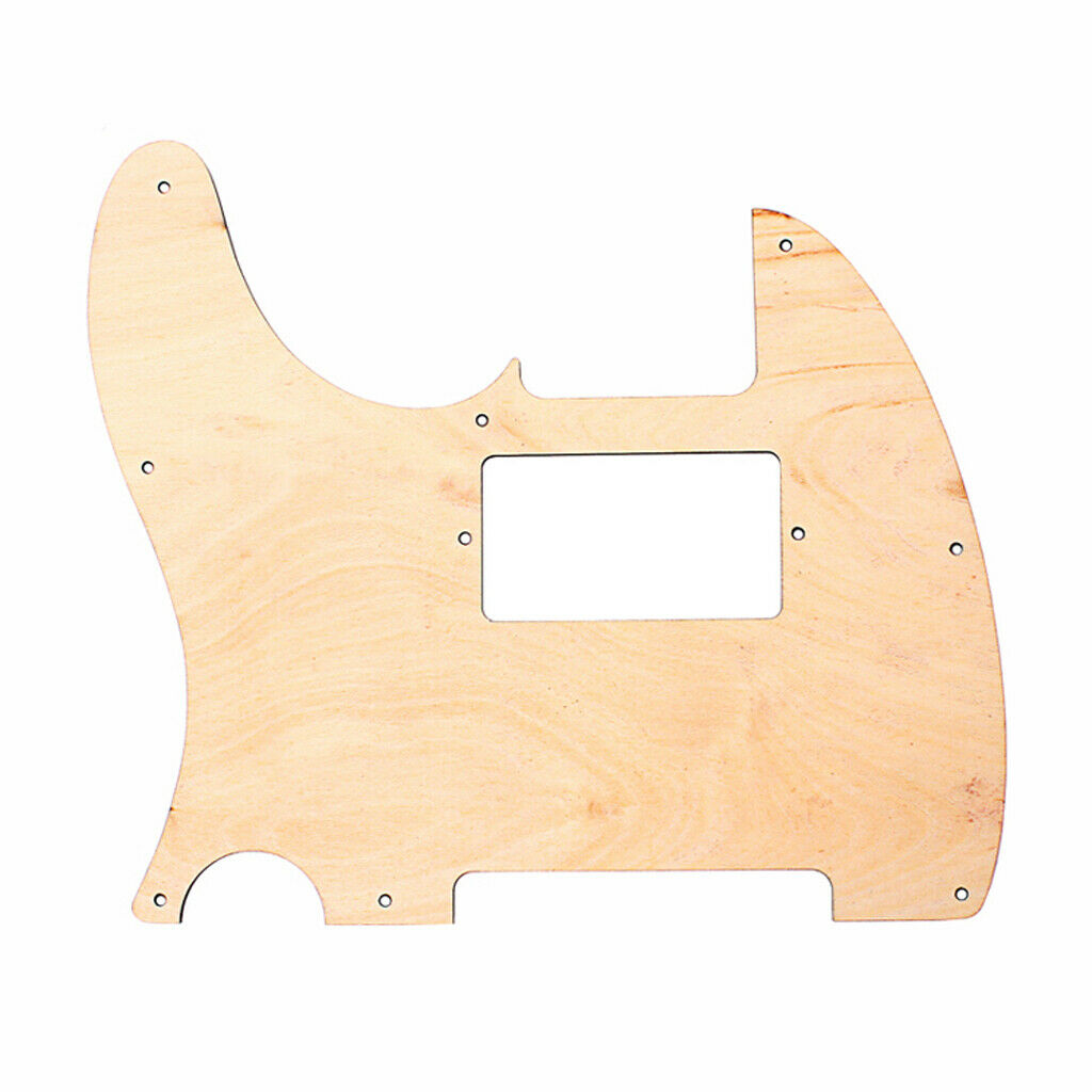 Maple Wood Electric Guitar Pickguard Scratch Plate