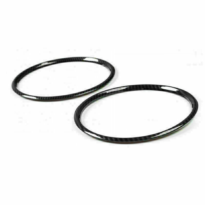 2x ABS Door Sound Speaker Loudspeake Cover Trim Ring For Ford Mustang 15-16 C CN