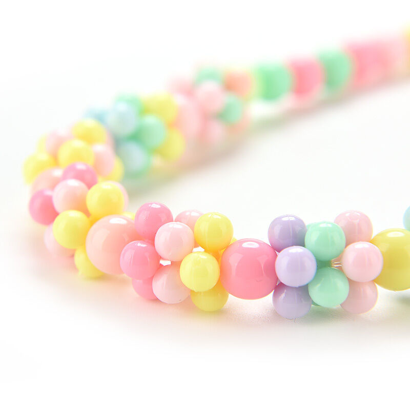 1 Set Girls Necklace Bracelet Set Fashion Charm Necklace Kids Multicolor fine DD