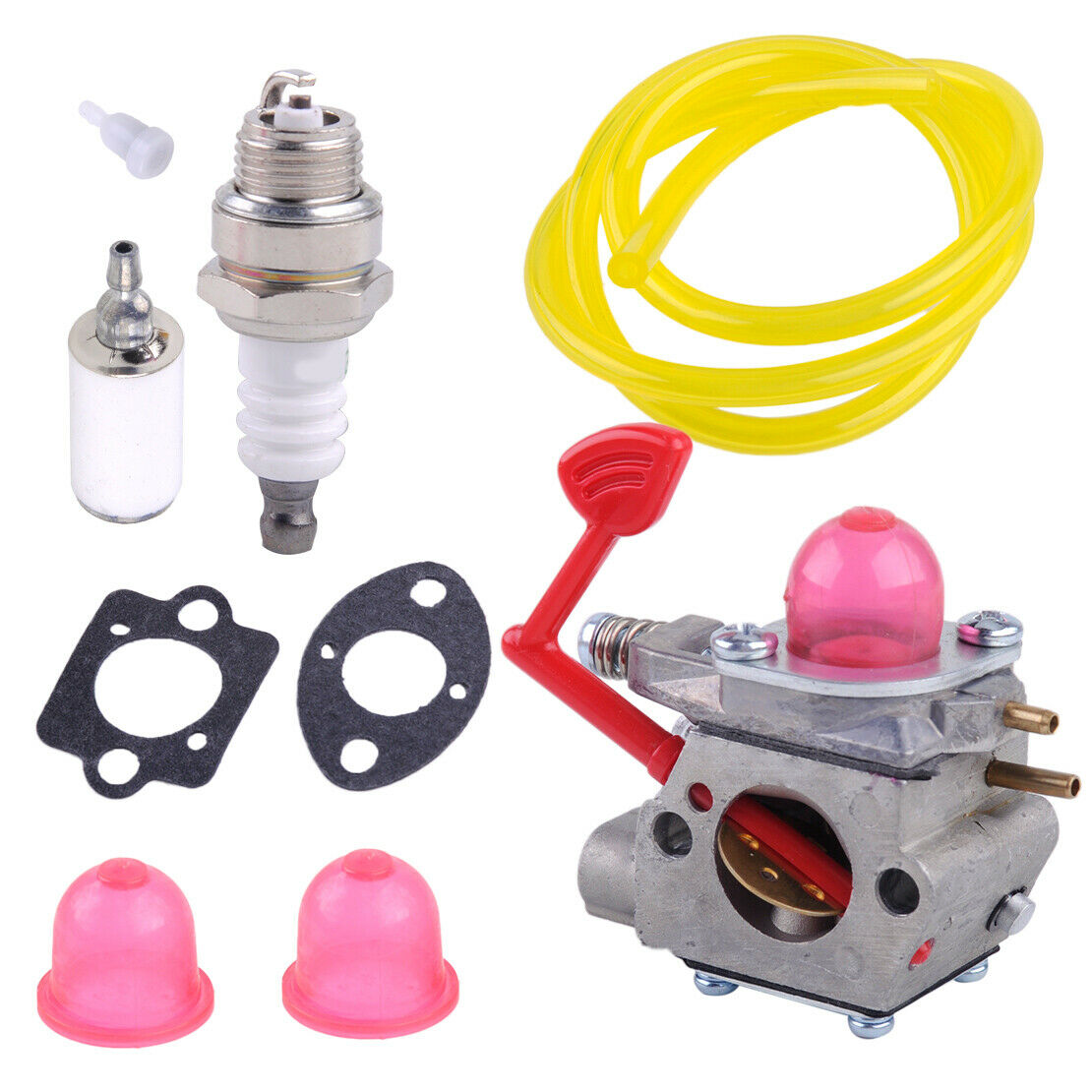 Carburetor Kit Fit for Poulan Chain Saw Craftsman Blowers 545081855 WT-875-A An