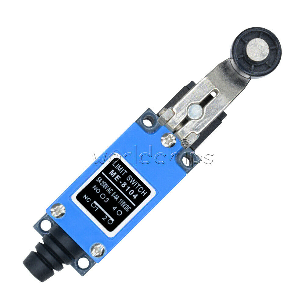 6A/380VAC10A/250VAC ME-8112 Parallel Roller Plunger Actuator Limit Switch