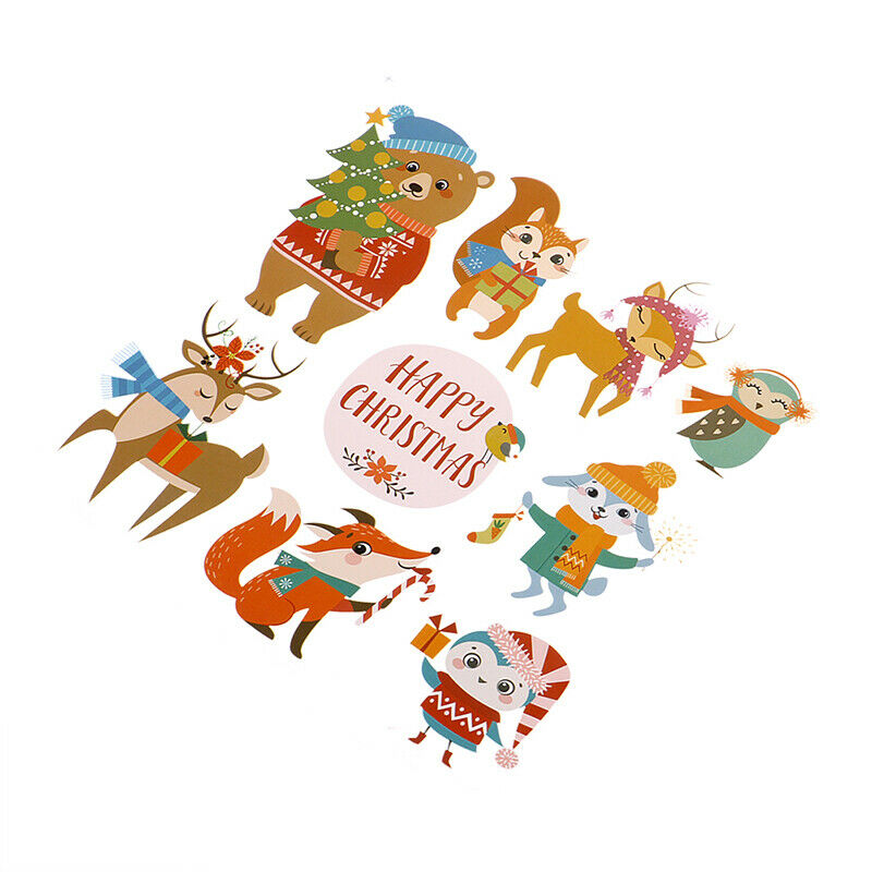 Christmas Patches Set Washable Heat Transfer Iron-on Patch DIY Accessory .l8