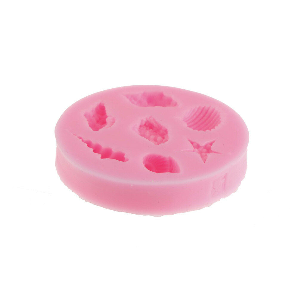 Sea Starfish Seashell Cookie Silicone Molds Cake Decorating Tools Candy M.l8