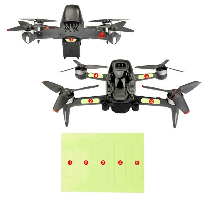 Drone Luminous Stickers Combo Night Flight Fluorescent Decals For -DJI FPV