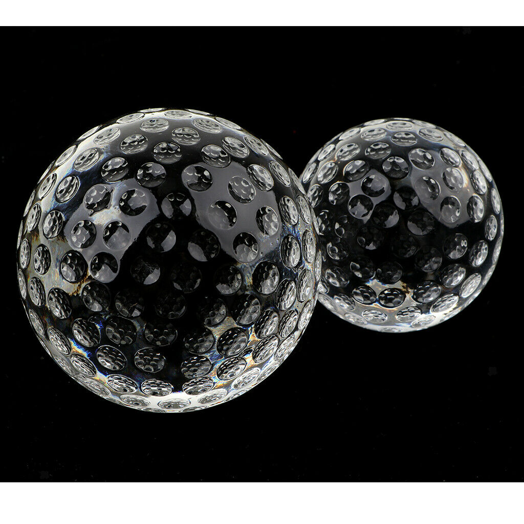 60mm Clear Crystal Golf Ball (No Stand) for Kids Bedroom Decor