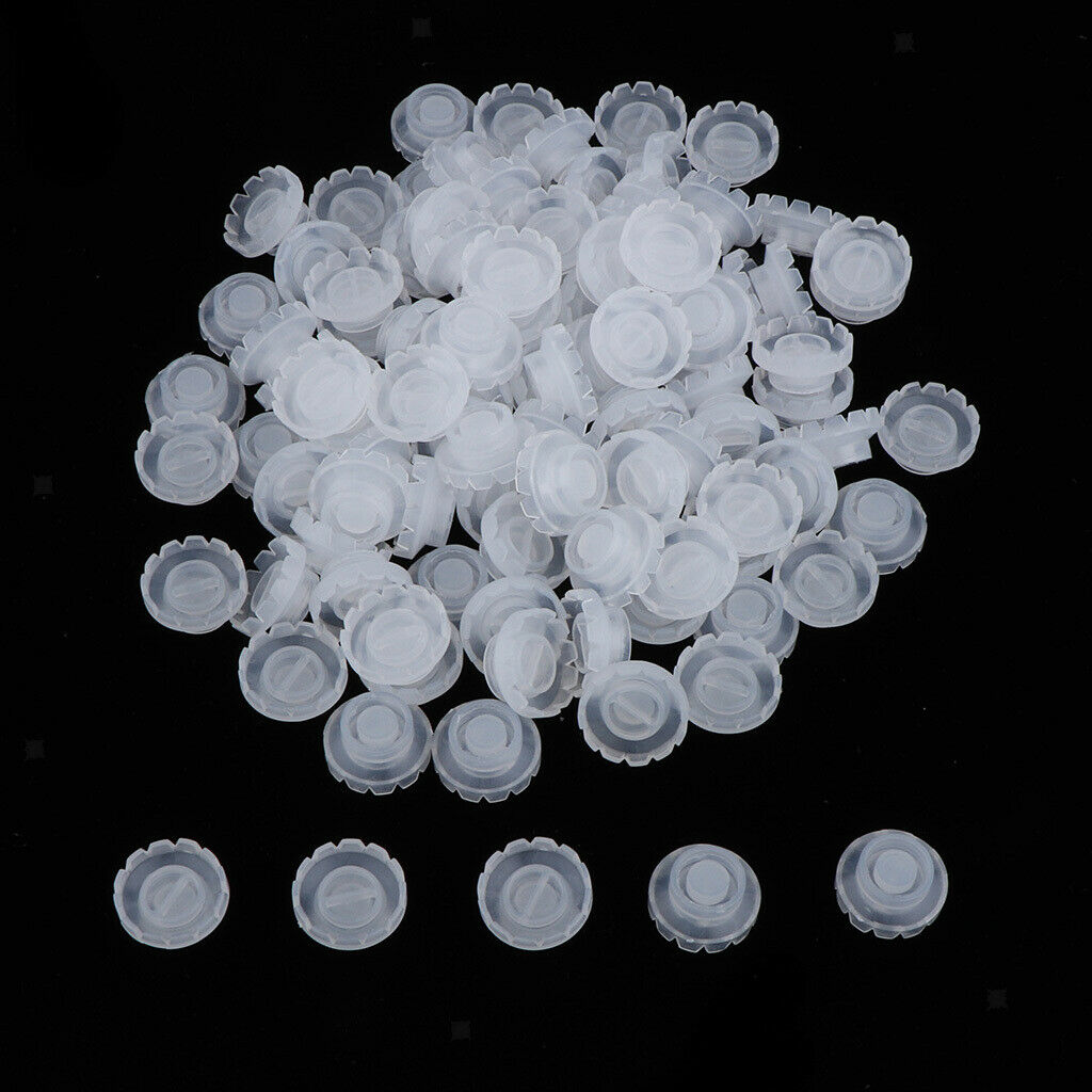 200 lot Plastic Eyelash Glue Holder Eye Lashes Blossom Volume Fans Cups 15mm