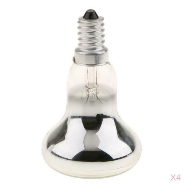 4Pcs New Clear 40W R50 Reflector Spot Lights,  Lamp Bulb, Small Screw SES
