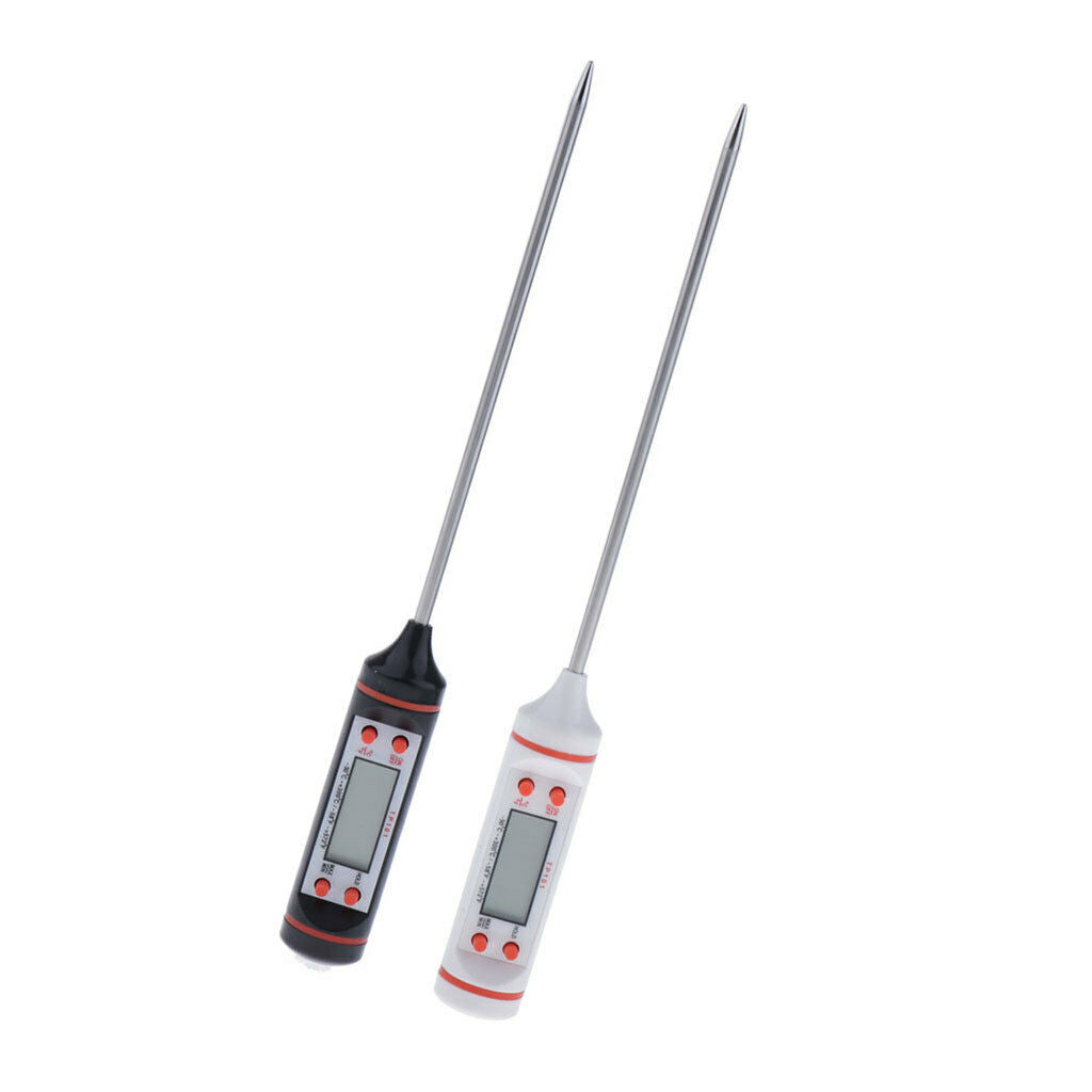 Set of 4 Food Thermometer Grilling Temperature Sensor for Cooking Food