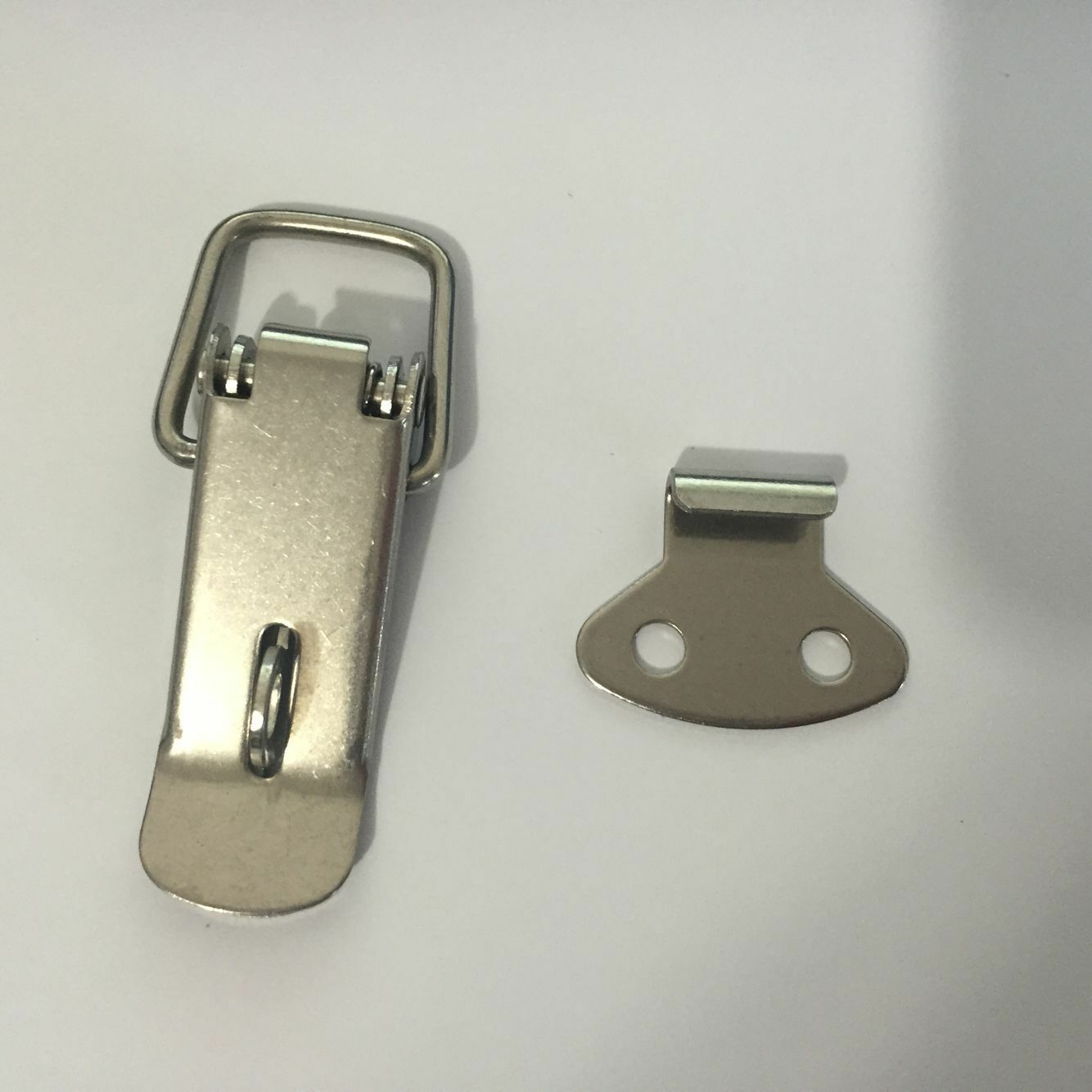2 Pcs Stainless Steel Spring Loaded Toggle Latch Hasp for Boxes Case
