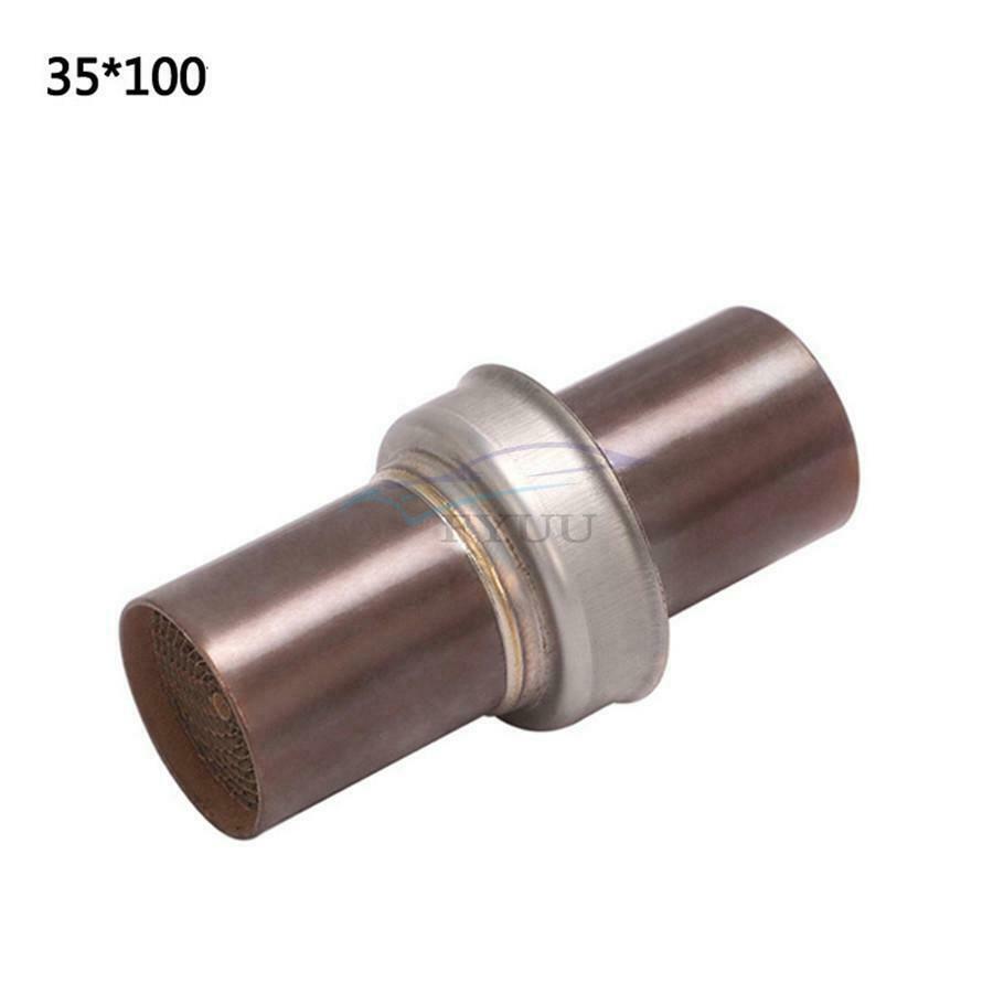 35×100mm Stainless Steel Adjustable Motorcycle Exhaust Pipe Muffler Universal