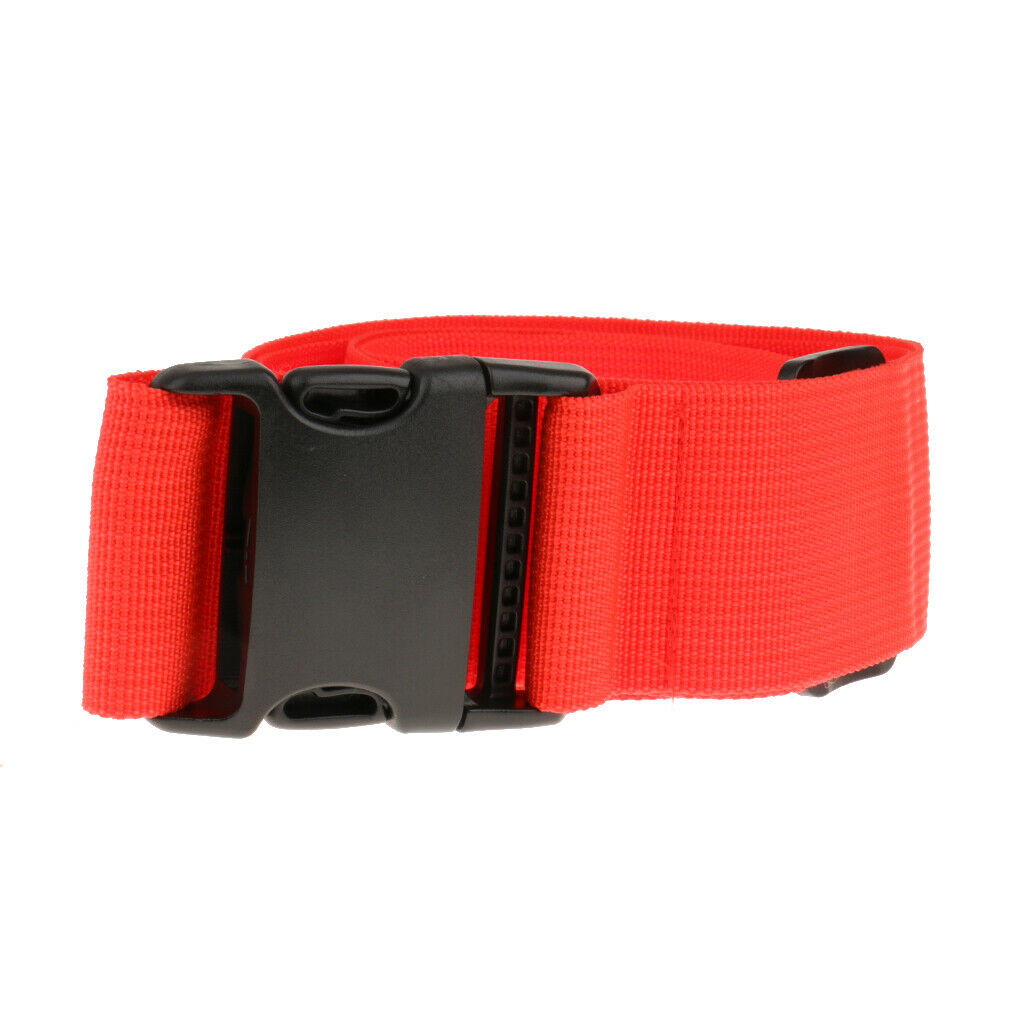 Long Luggage Packing Belt Suitcase Strap Safety Strap Red