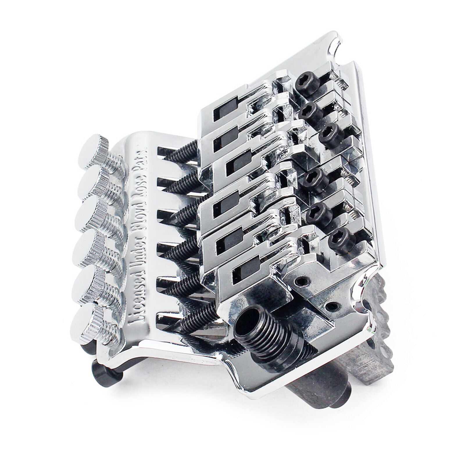 6 Saddle Double Tremolo Bridge for Electric Guitar Accessories Chrome