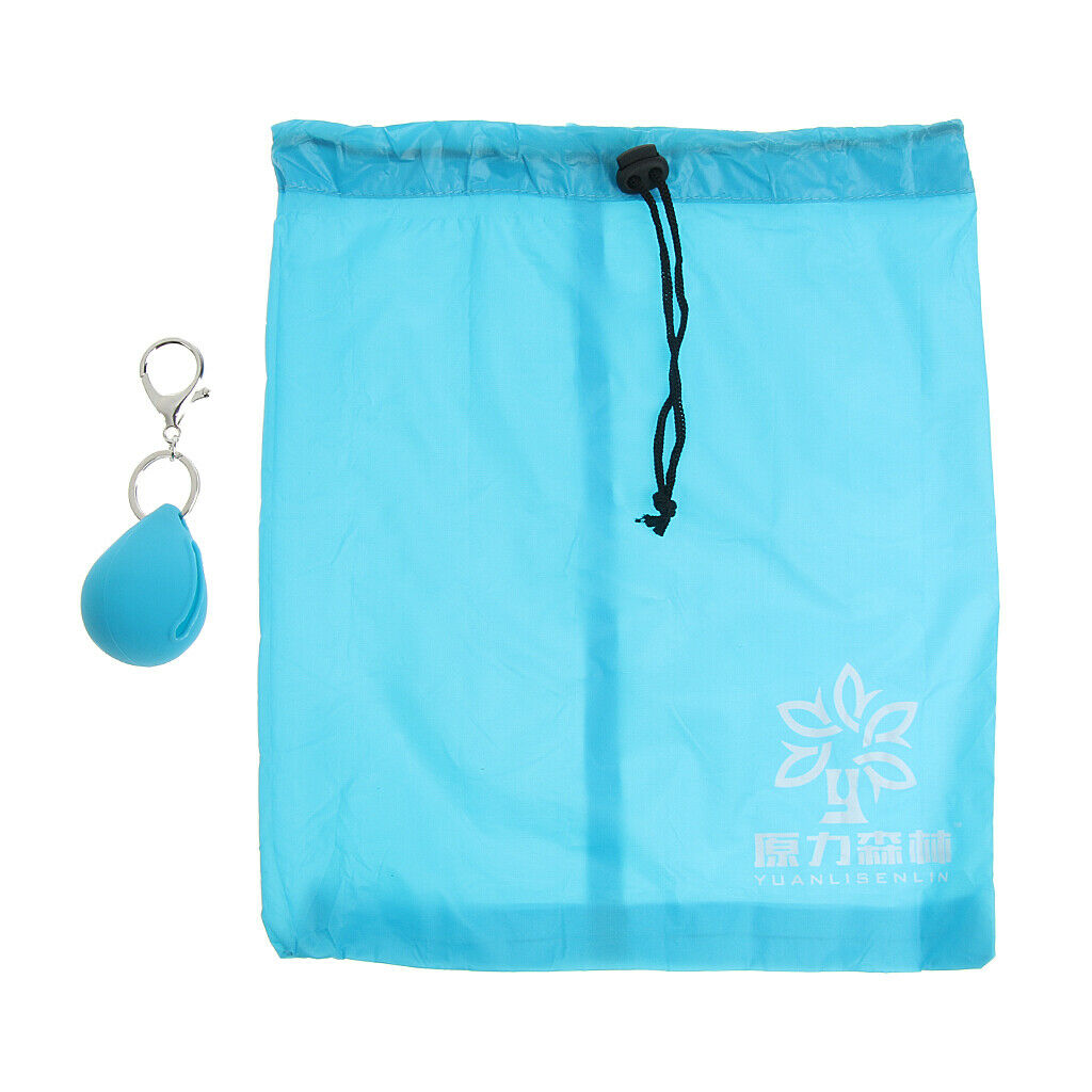 Portable Waterproof Stuff Sack Storage Bag Dust Bag Home Travel Camping blue