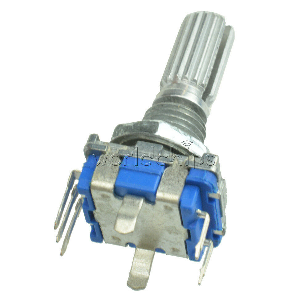 10PCS Digital EC11 Rotary Encoder Audio Potentiometer with Switch Handle 20mm