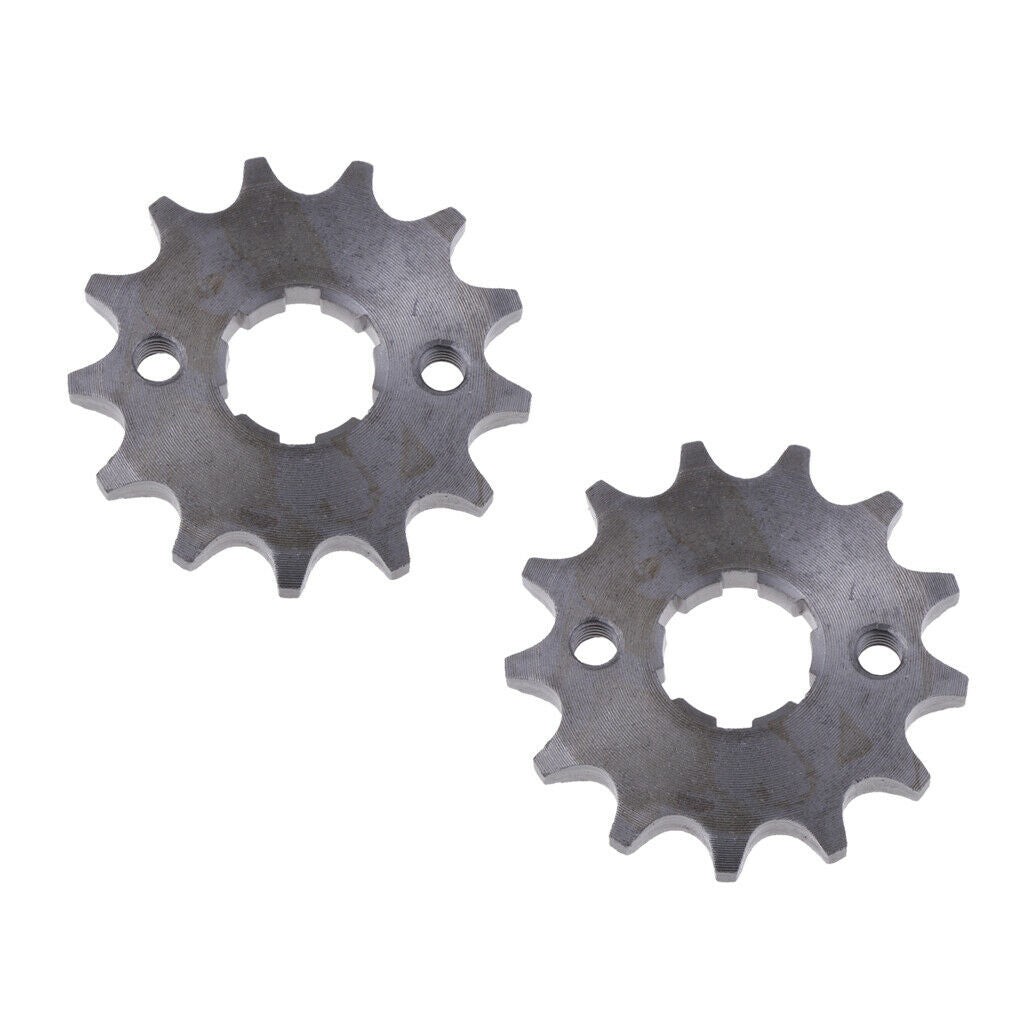 2x13T 13 Teeth 20mm 420 Chain Front Sprocket Cog for 125/140cc Pit Dirt Bike
