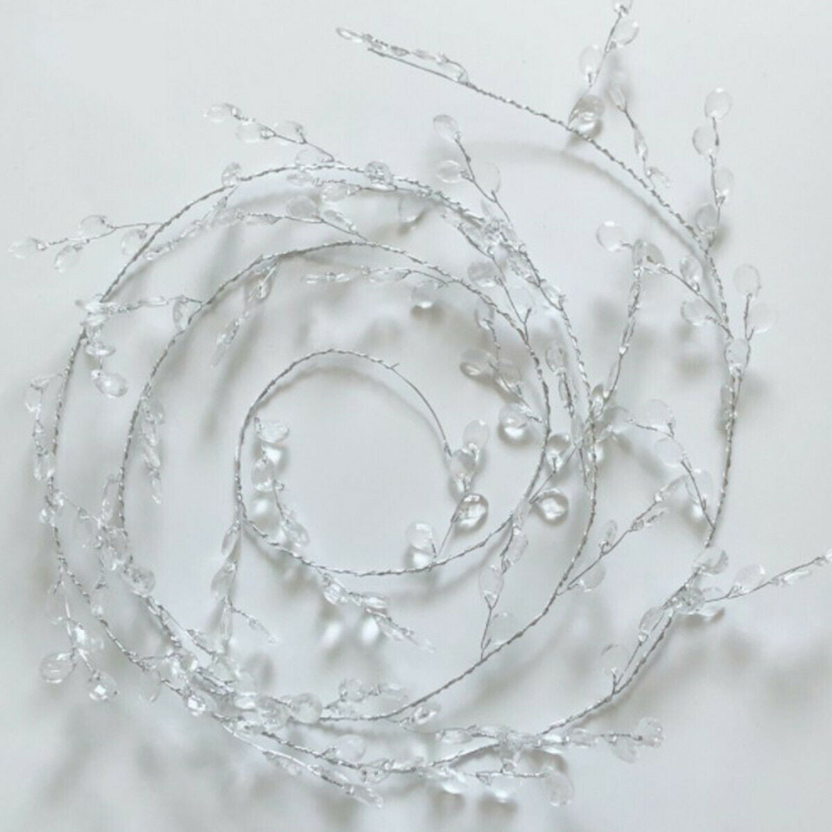 150cm Acrylic Crystal Bead Chandelier Garland Hanging Wedding Curtain DIY Decor