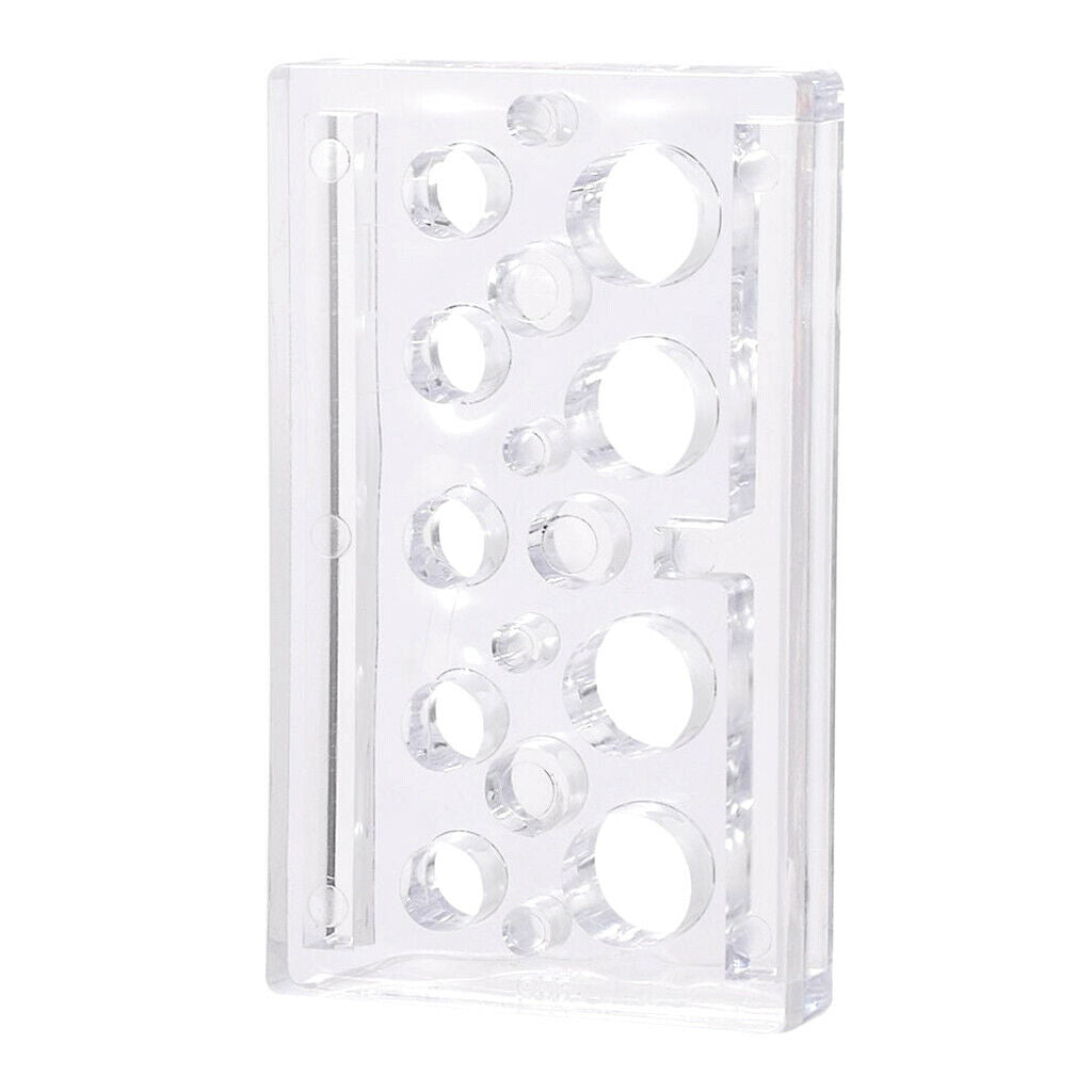 Acrylic Transparent Tattoo Pigment Ink Cup Holder Stand Display Supply