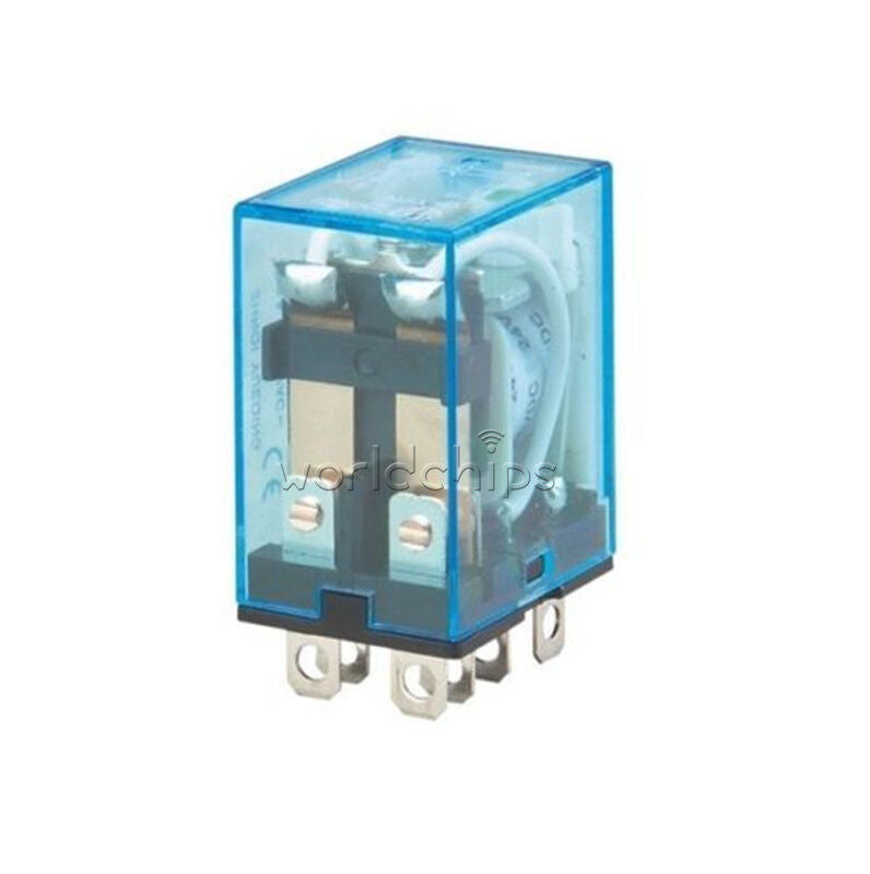 10PCS 12V Small Relay Omron LY2NJ DC 10A 8PIN Coil DPDT W