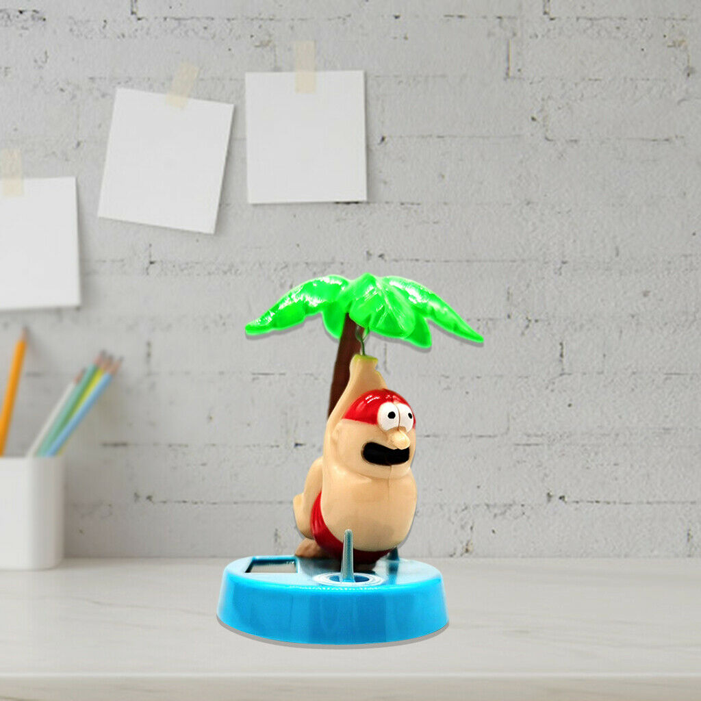 Solar Powered Animal Swinging Animated Shark Window Car Dashboard Desk Gifts