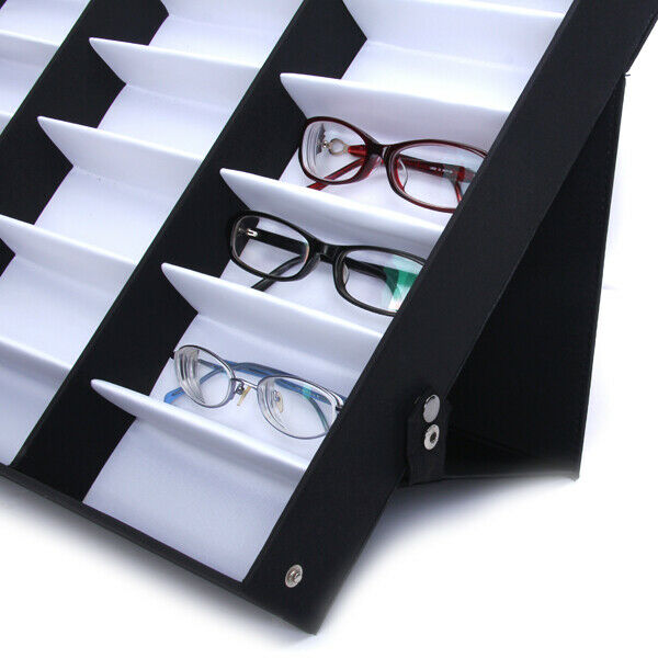 Storage Box Glasses Holder Fading Screen Can Hold 18 Pairs Of Glasses