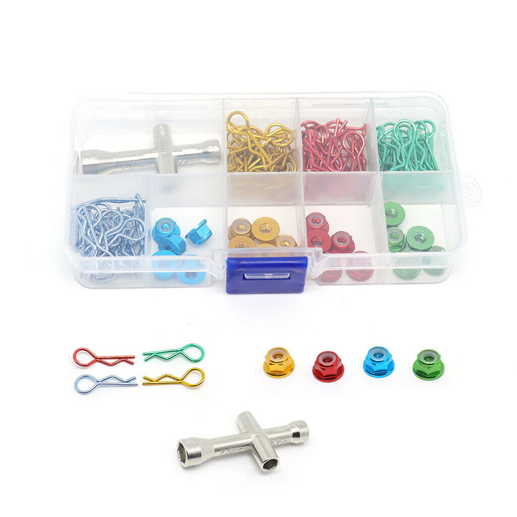 101x RC Body Shell R Clips Pin for 1/10 1/12 RC Car Buggy Truck Accessory