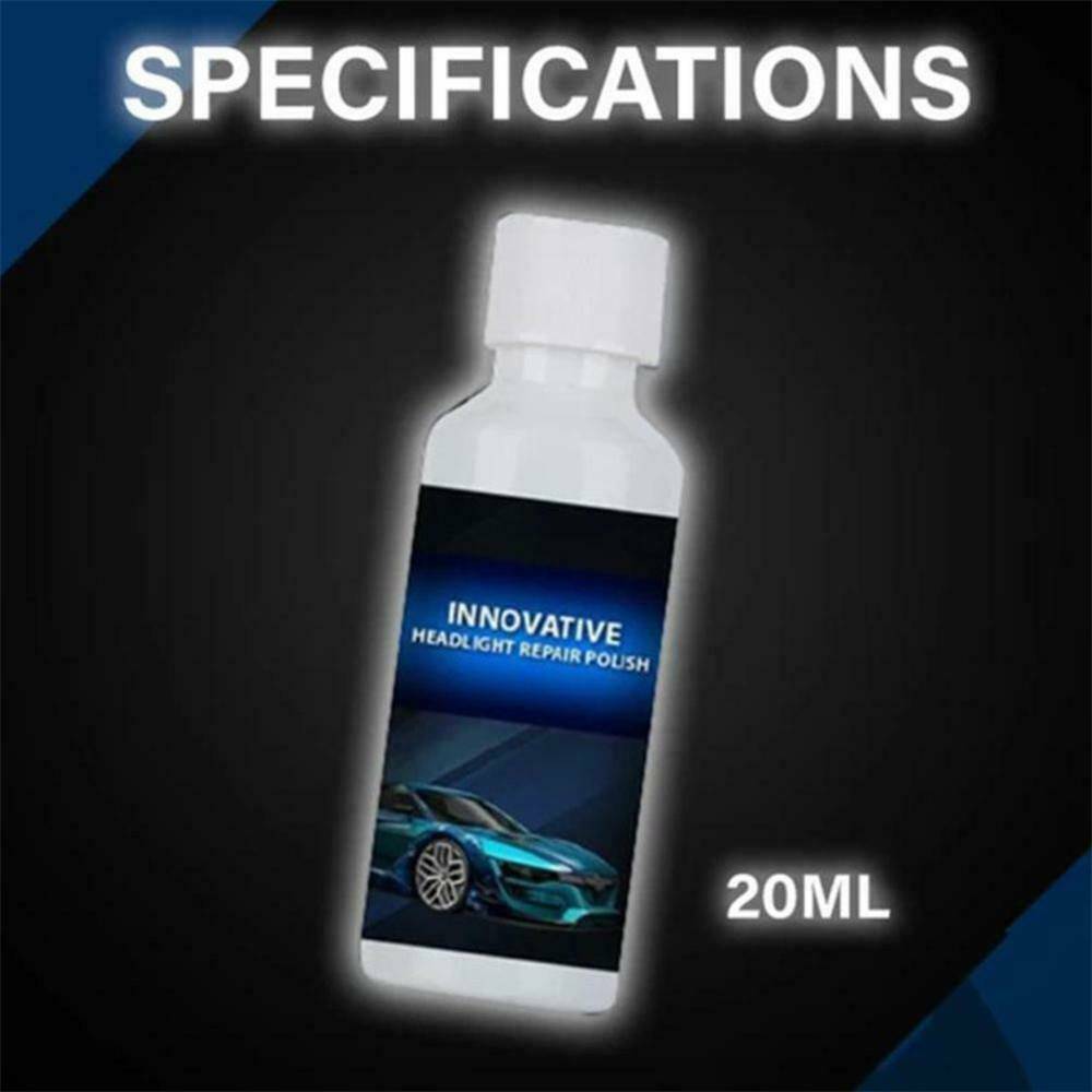 1bottle Headlight Renewal Polish Car Repair Kit Headlight Repair Liquid Cleaning