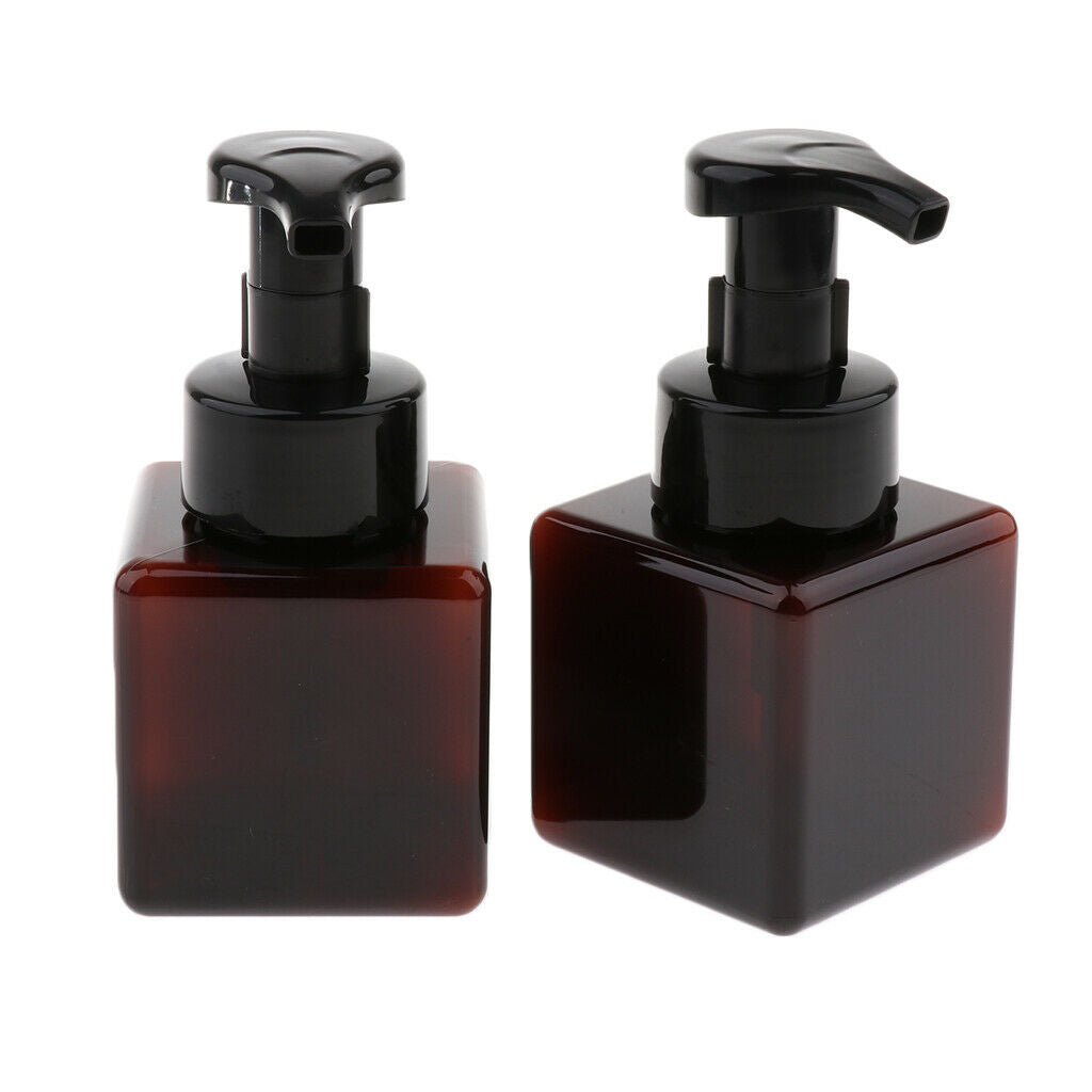4x 250ml Empty Soap Dispenser Refillable Foam Pump Bottles Container Travel