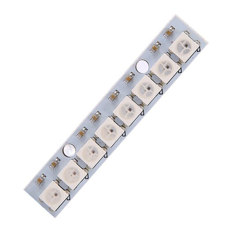 8 x WS2812B 5050 RGB Driving LED Lights Board Strip Built-in Full-Color For NAQ4