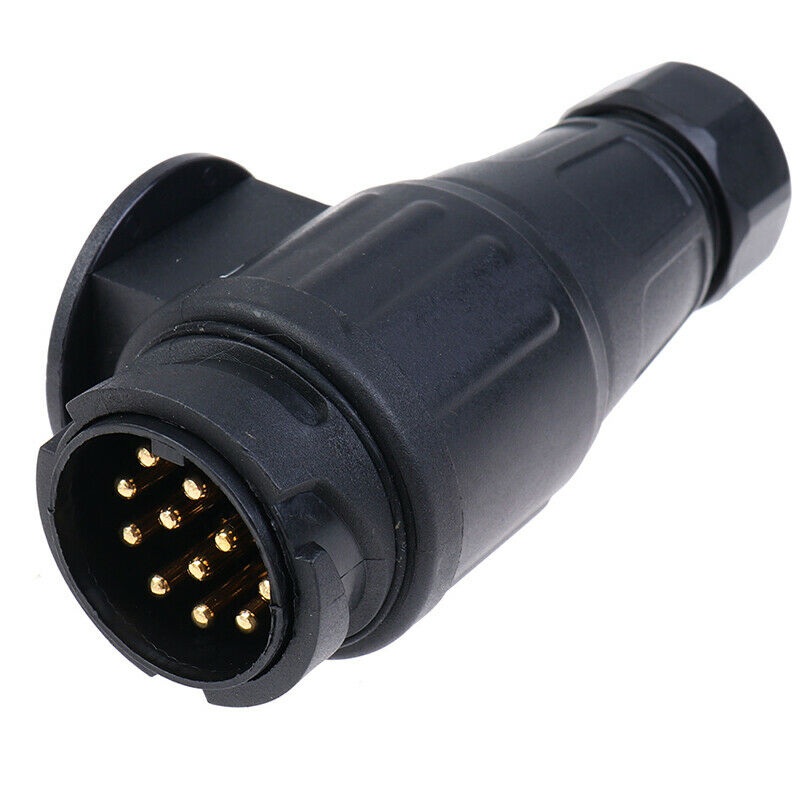 12V 13 Pin Trailer Plug Waterproof Trailer 13 Pole Electrical Connector√ rISJCA