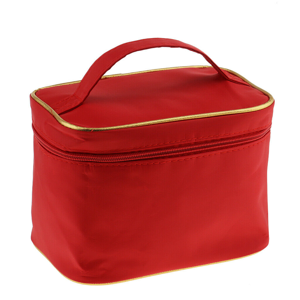 Waterproof Makeup Bag Cosmetic Storage Organizer Box Holder Travel Red
