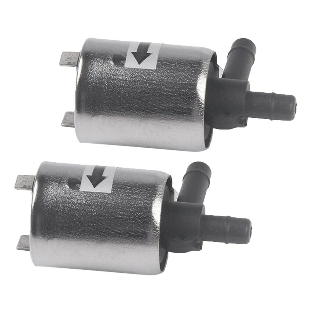2pc 12V DC Mini Plastic Solenoid Valve for Gas Water Air N/C Normally Closed