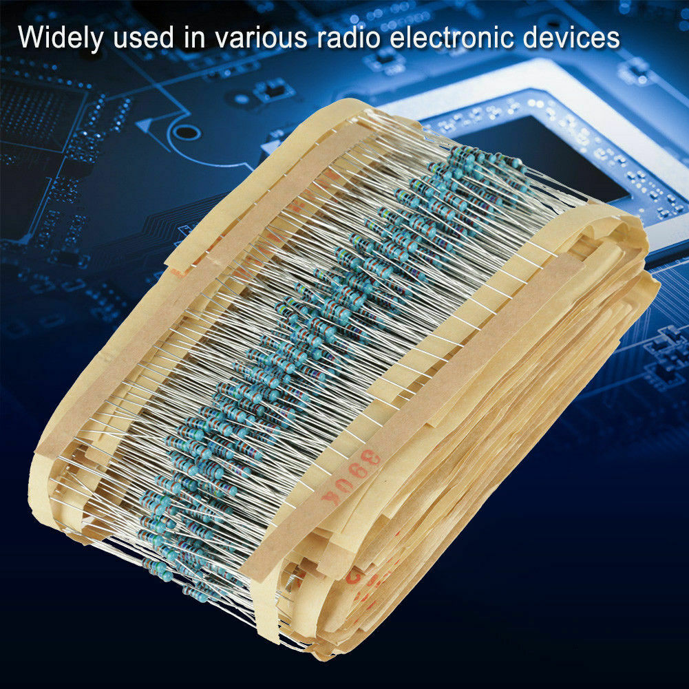 1460PCS 73 Values 1/4W 1% Metal Film Resistors Resistance Assortment Kit Set