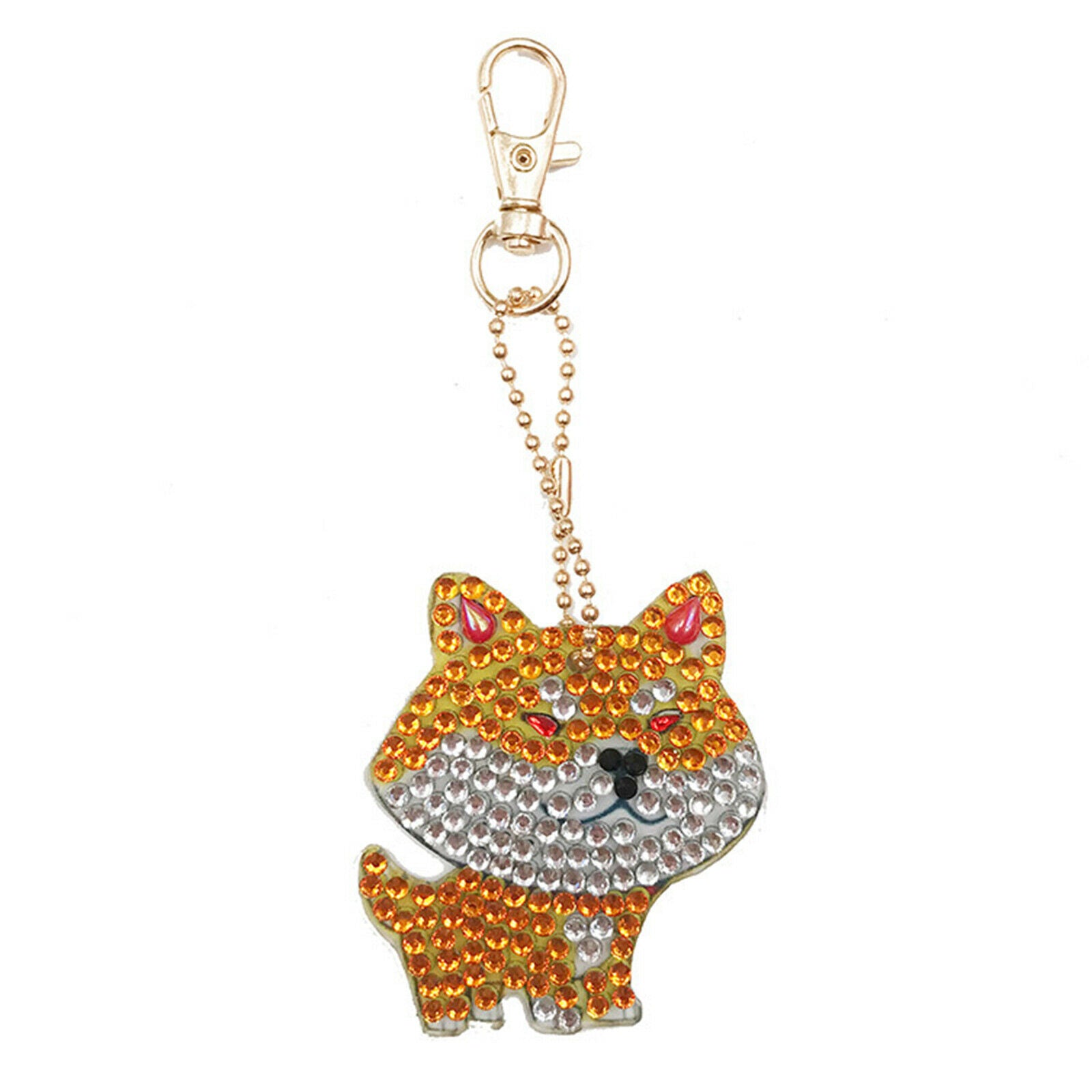 4Pcs Diamond Painting Keychain for DIY Key Chain for Wallet Bag Phone Decor
