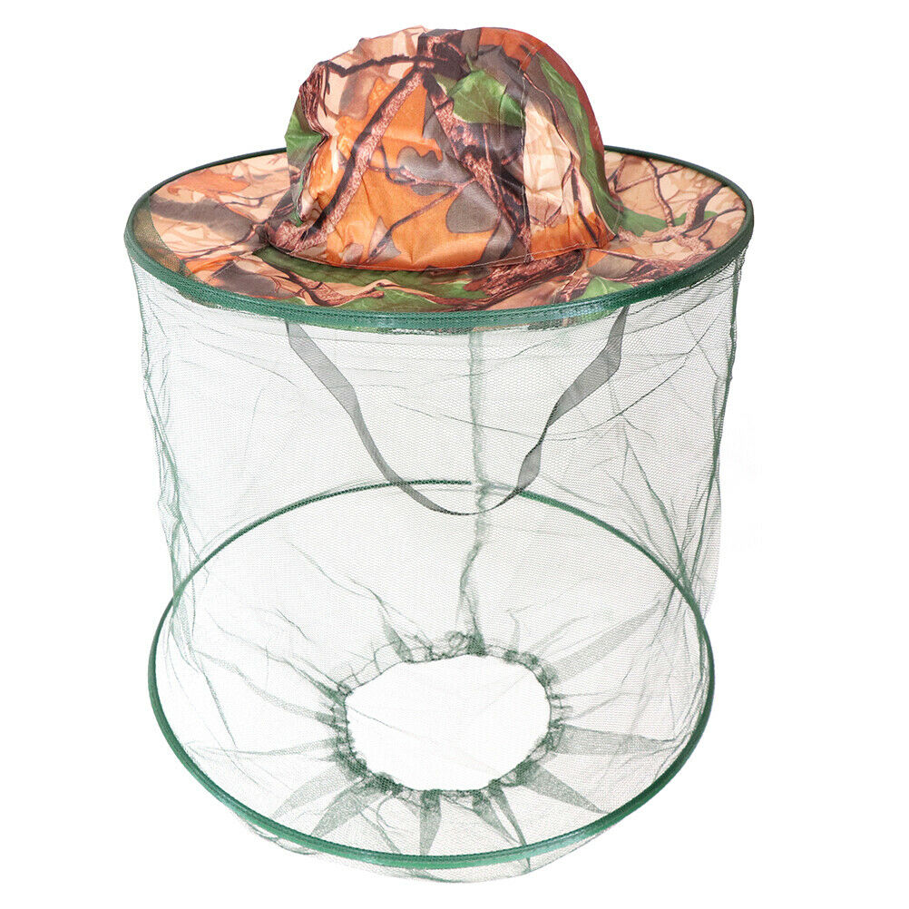 Camouflage outdoor fishing hat mosquito net beekeeping hat YA .l8