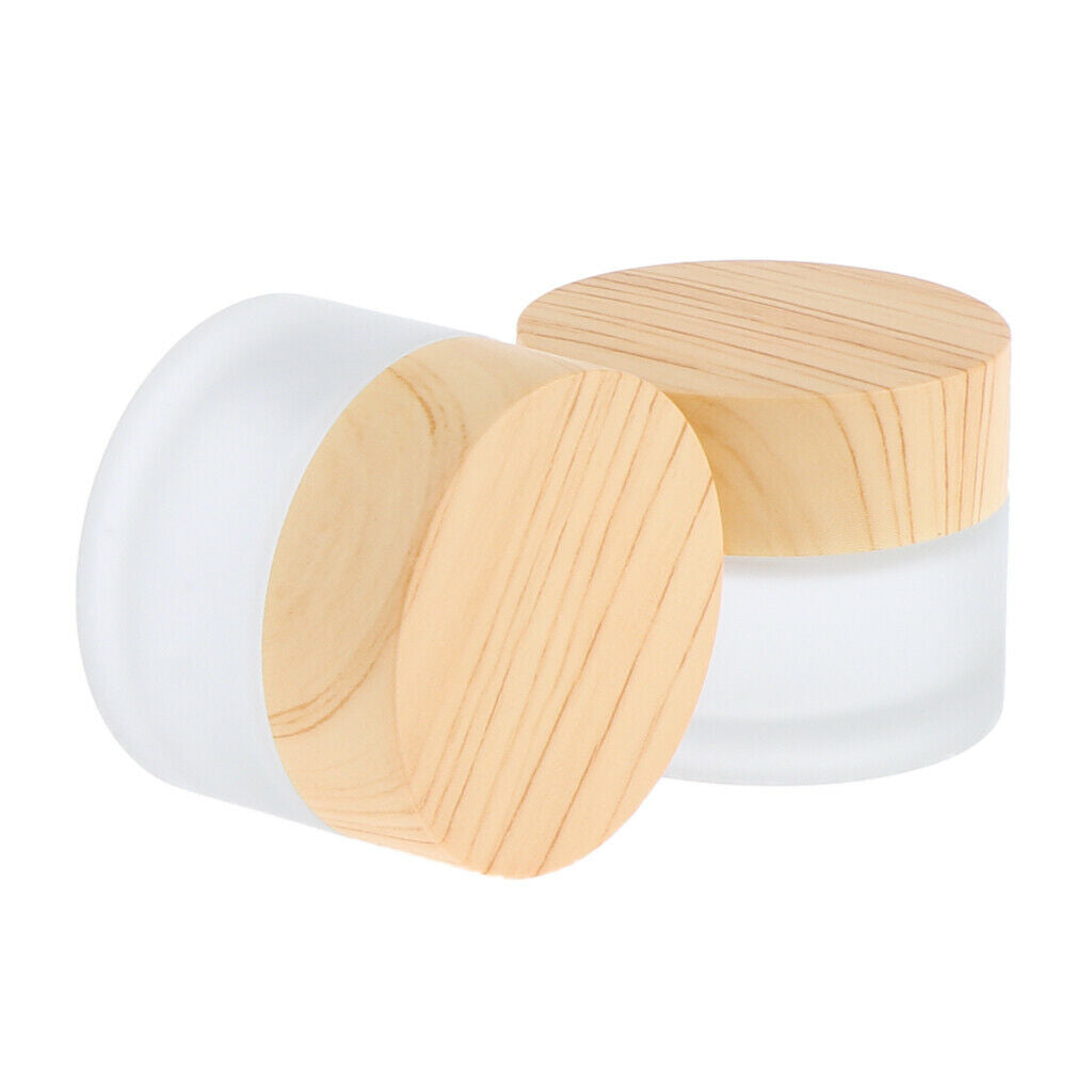 4Pcs Empty  Cosmetic Jars Bottles for Eyeshadow Lotions Creams Mud Masks