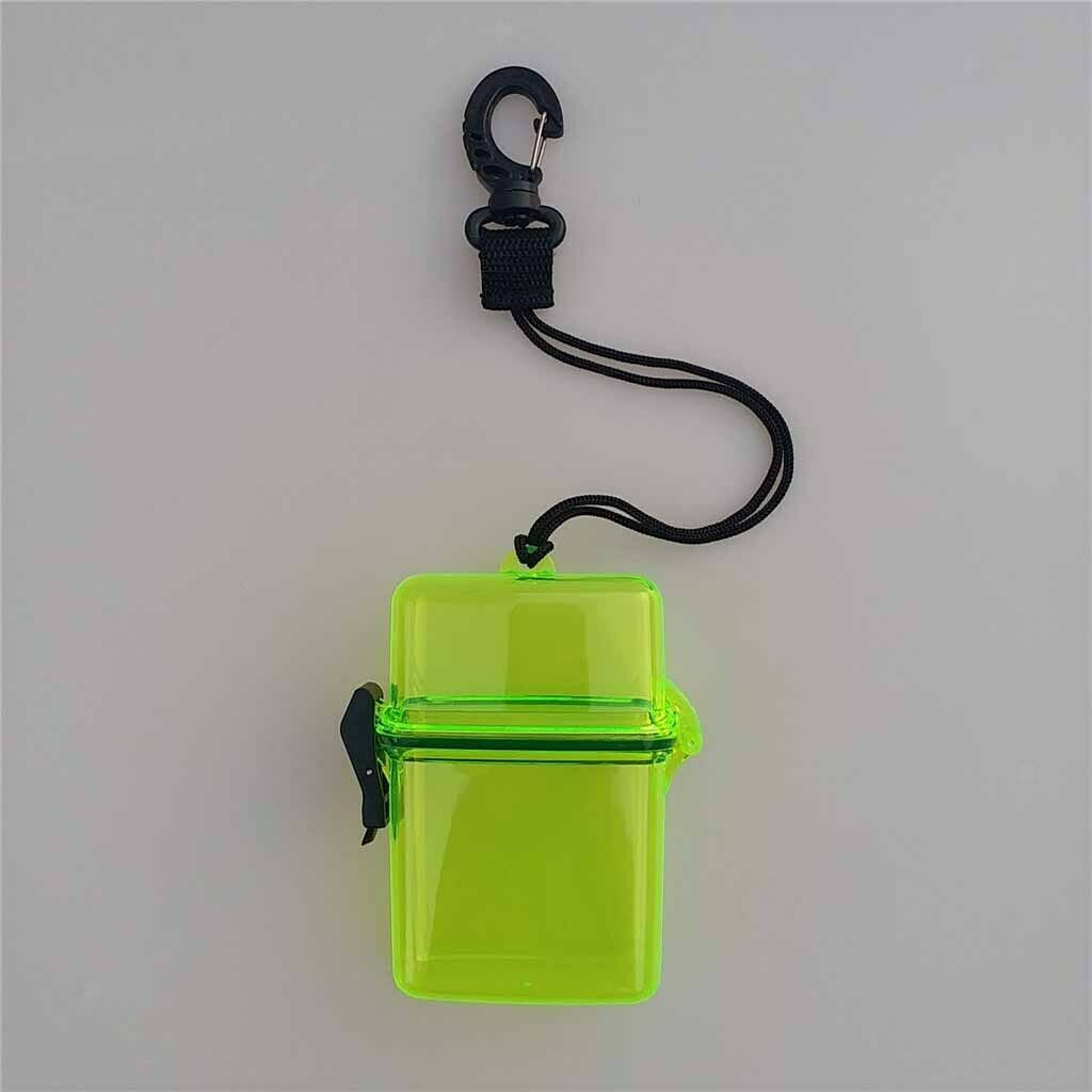 2Pcs Small Portable Waterproof Dry Box  Snorkeling Water Fishing Diver