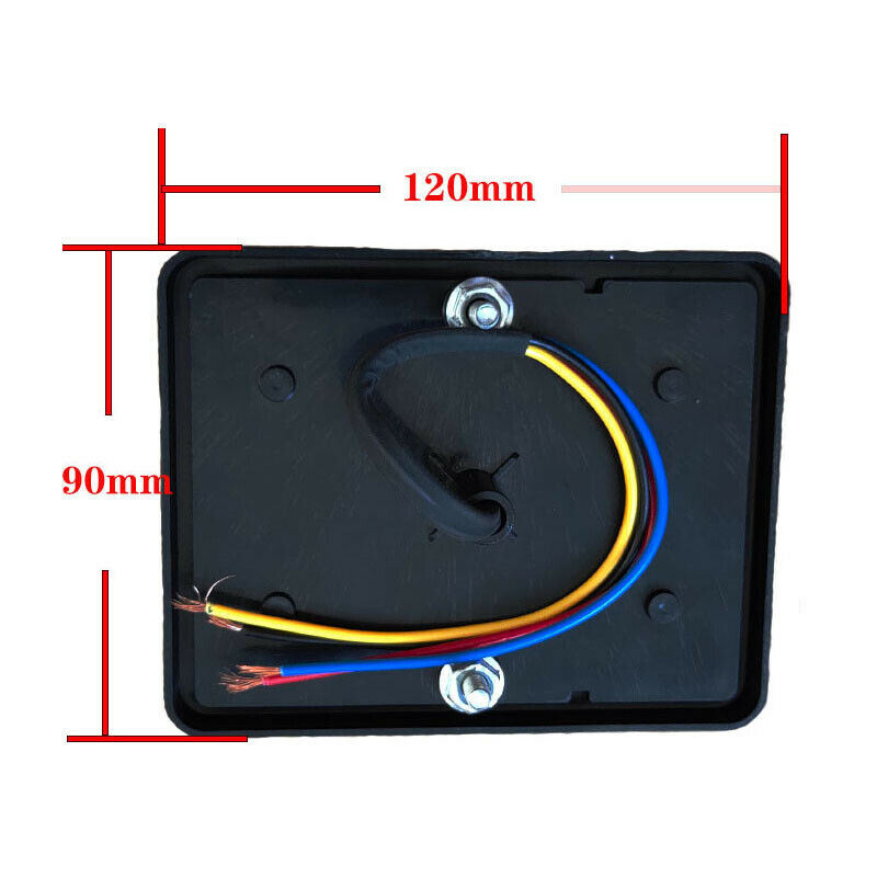 Trailer Engineering Vehicle Truck 12V 8LED Rear Tail Light Waterproof Red Yellow