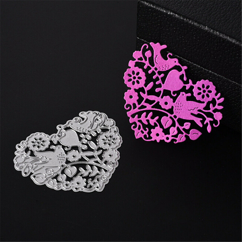 Floral Loving Bird Metal Cutting Dies‘Stencil For Scrapbooking DIY Cards D.l8
