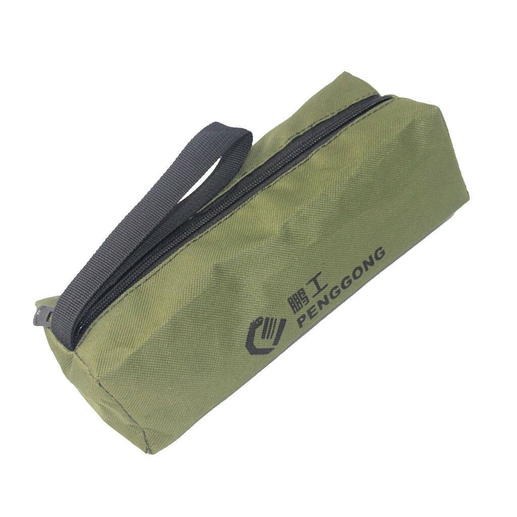 2Pcs Hardware Tool Storage Bag Carrier Oxford Handy Zip Pouch Handbag Case