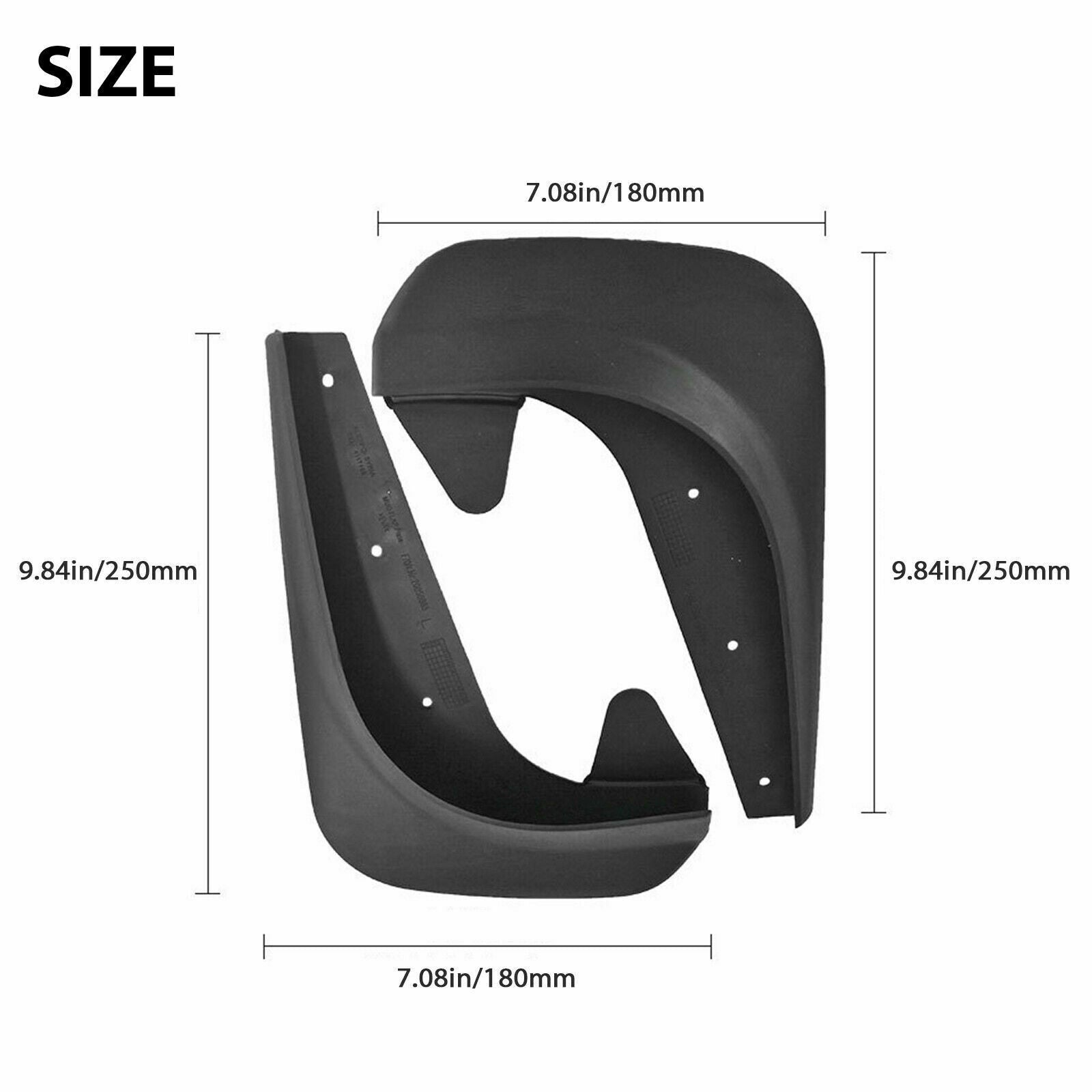 4 pcs Universal Car Mud Flaps Splash Guards for Front or Rear Auto Accessories !